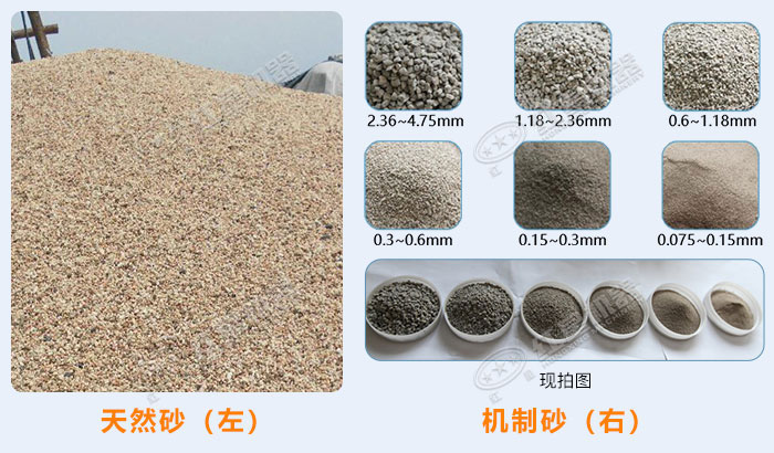 天然砂和机制砂对比